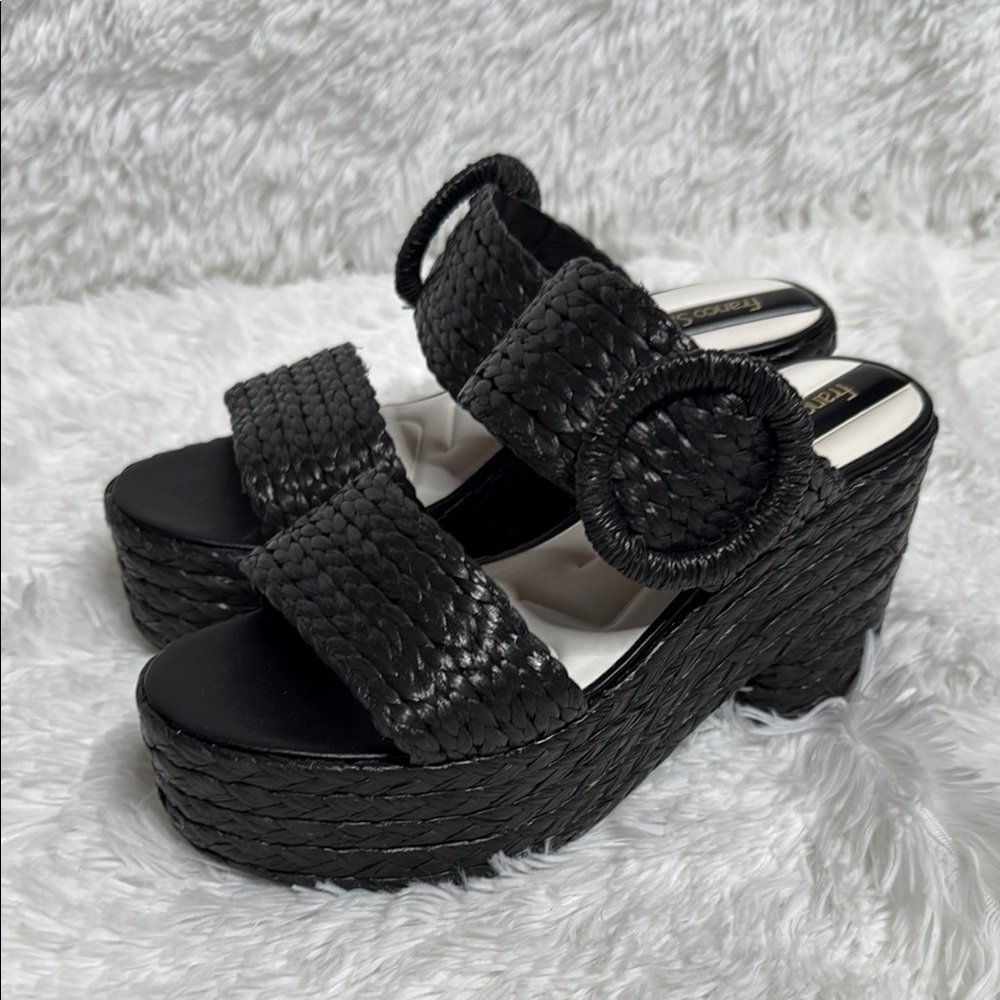 Franco Sarto Black Platform L-Costa 7.5